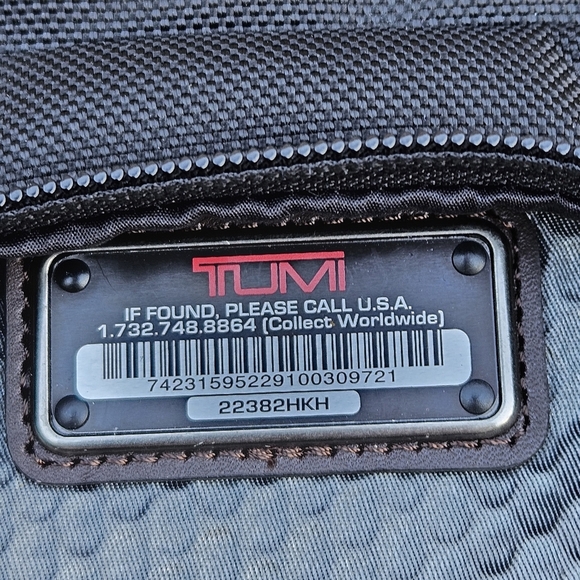 TUMI 22382HKH ALPHA BRAVO KINGSVILLE DELUXE BLACK NYLON BACKPACK TRAVEL CARRYON - Picture 9 of 16